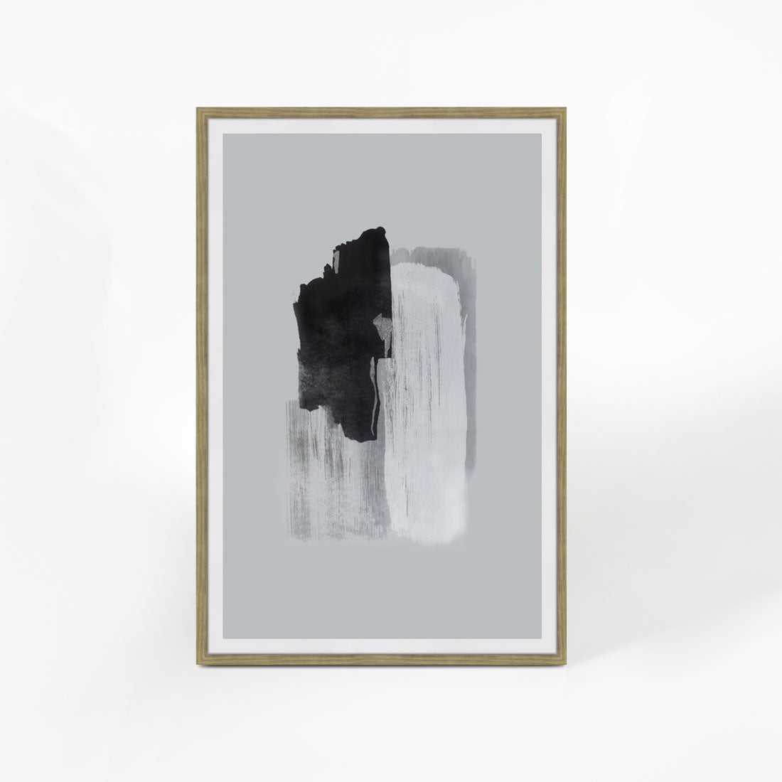 Wisdom 1 Wall Painting Grey Neutral