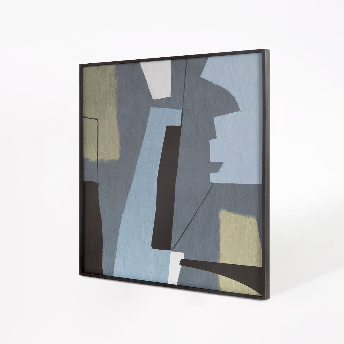 Nostalgia Framed Painting Cool Palette